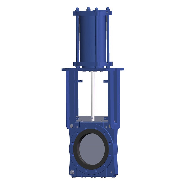 Pneumatic Rubber Lined Knife Gate Valve